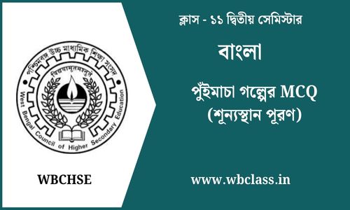 পুঁইমাচা গল্পের MCQ (শূন্যস্থান পূরণ)