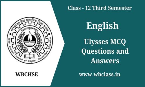 Ulysses MCQ Questions and Answers