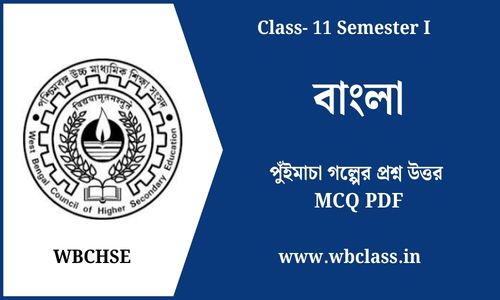 পুঁইমাচা গল্পের প্রশ্ন উত্তর MCQ PDF