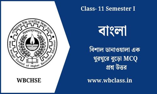 বিশাল ডানাওয়ালা এক থুরথুরে বুড়ো MCQ