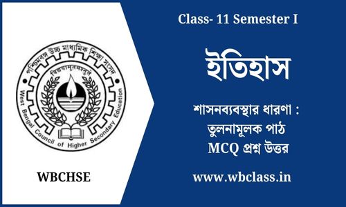 শাসনব্যবস্থার ধারণা : তুলনামূলক পাঠ MCQ প্রশ্ন উত্তর